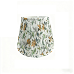 Pleated Block Print Lamp Shades