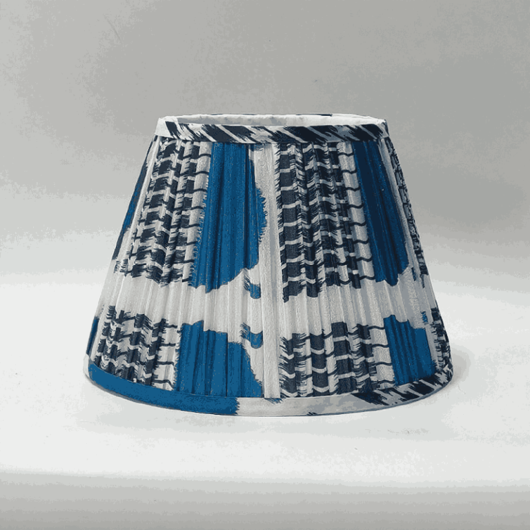Ruffled fabric chaotic scene handmade lamp shades