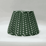 Ruffled fabric chaotic scene handmade lamp shades