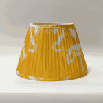 Ruffled fabric chaotic scene handmade lamp shades