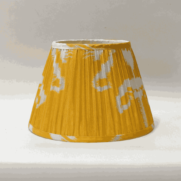 Ruffled fabric chaotic scene handmade lamp shades
